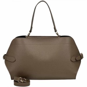 Heather Leather Shoulder Bag